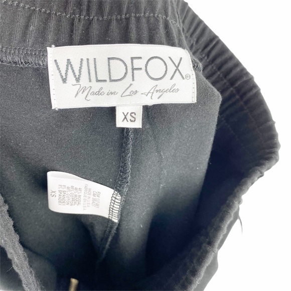 Wildfox High Rise Silver Stripe Zipper Leggings XS - Picture 5 of 7